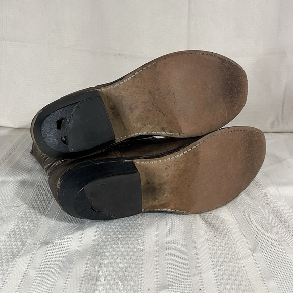 LAREDO Lea Vamp Fox 5742 Women's Brown Leather Cowgirl Western Boot Size 9M - Picture 6 of 12